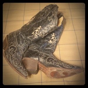 Corral Vintage Black Lizard Boots
